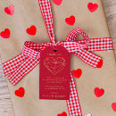 Search for heart gift tags Red