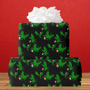 Search for black santa claus wrapping paper Holly
