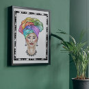 Search for beautiful black woman posters Illustration