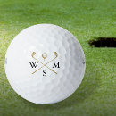 Search for black gold golf balls Monogrammed