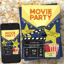 Search for popcorn birthday invitations Movie night