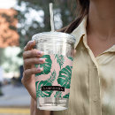 Search for tropical tumblers Palm leaves