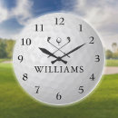 Search for golf ball clocks Golfer