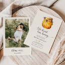 Search for she found her honey bridal shower invitations Modern