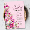 Search for magenta bridal shower invitations Botanical