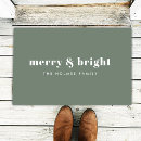 Search for merry christmas doormats Merry and bright