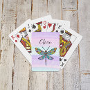 Search for dragonfly playing cards Red