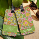 Search for funky luggage tags Girly