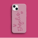 Search for elegant script iphone cases Pink