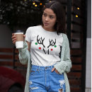 Search for monogram christmas tshirts Reindeer
