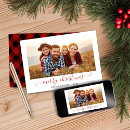 Search for red buffalo plaid christmas cards Minimalist