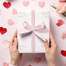 Search for pink gold wrapping paper Hearts