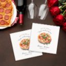 Search for love pizza napkins Rehearsal dinner