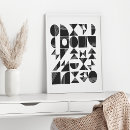 Search for cool patterns posters Black and white
