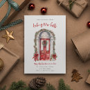 Search for decking new halls cards Watercolor