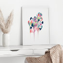 Search for abstract floral art Colourful