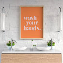 Search for wash your hands posters Bathroom