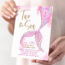 Search for pink mermaid invitations Summer mermaid party