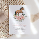 Search for horseback riding invitations Pink
