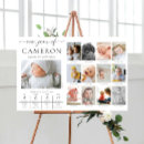 Search for milestone posters 1st birthday photo collage