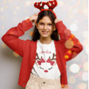 Search for reindeer names tshirts Red
