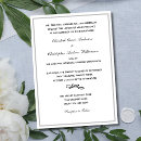 Search for formal silver black and gold invitations Bride