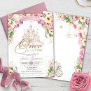 Search for princess baby girl shower invitations Once upon a time