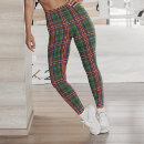Search for red and green tartan leggings Pattern