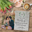 Search for magnet invitations Rustic