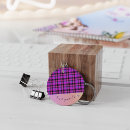 Search for pink gingham key rings Stylish