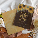 Search for country wedding save the dates Sunflower