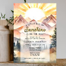 Search for mountain baby shower invitations Rustic