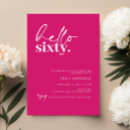 Search for hello sixty invitations Modern