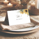 Search for sunflower place cards Autumn