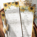 Search for sunflower wedding programs Fall