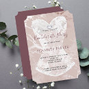 Search for burgundy hens party invitations Glam