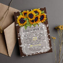 Search for sunflower couples shower invitations Sunflowers