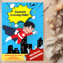 Search for comic book superhero invitations Cute