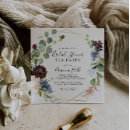 Search for gold and burgundy bridal shower invitations For her