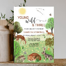 Search for woodland birthday invitations Gender neutral