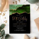 Search for green 50th birthday invitations Glitter