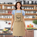 Search for yellow and brown aprons Coffee shop