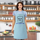 Search for light blue aprons Logo
