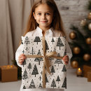 Search for black tree wrapping paper Pine