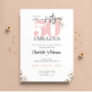 Search for pink and black invitations 50 and fabulous