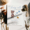 Search for teddy bear baby boy shower invitations Cub
