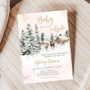 Search for snow baby shower invitations Winter wonderland