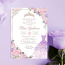 Search for lavender quinceanera invitations Roses