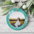 Search for teal christmas tree decorations Snowflake
