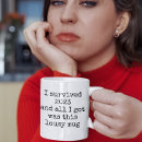Search for funny i survived mugs Quote